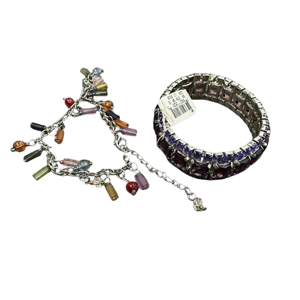Vibrant Multicolor Bracelet 2 piece Set
